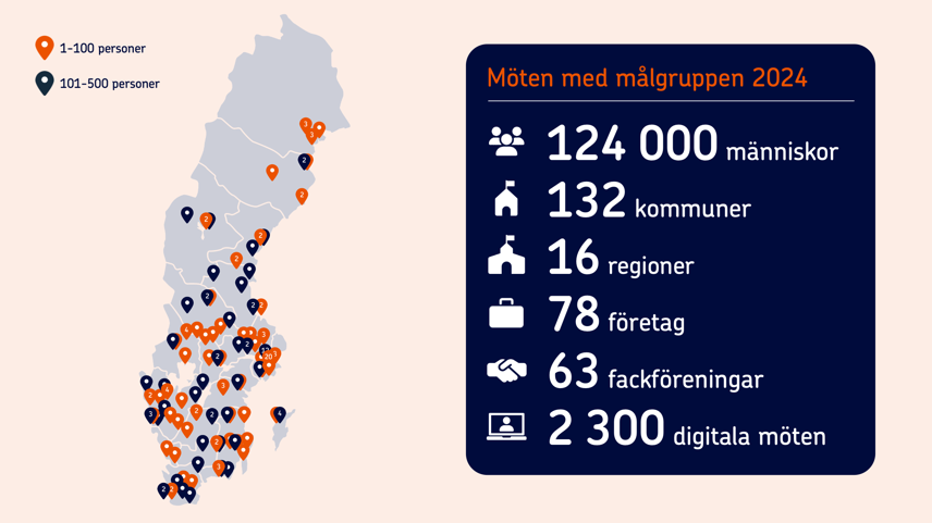 Bild på karta med förklarande nyckel