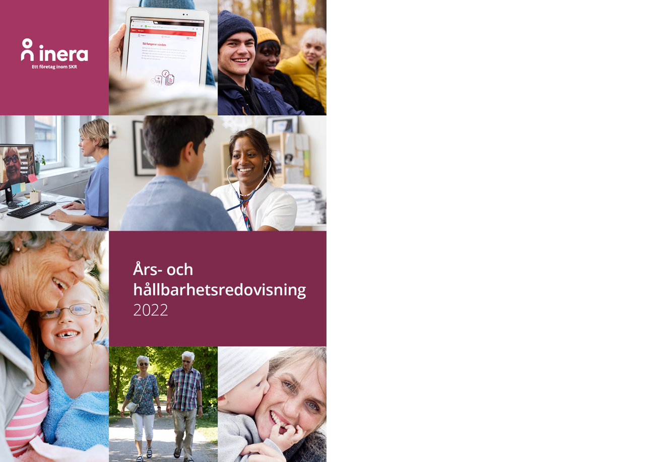 Omslag till Ineras årsrapport 2022.